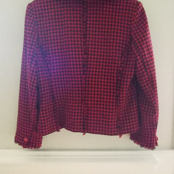 Vintage 'METRO STYLE' Wool blend Jacket with detachable collar Size 16 EUC - Picture 15 of 16